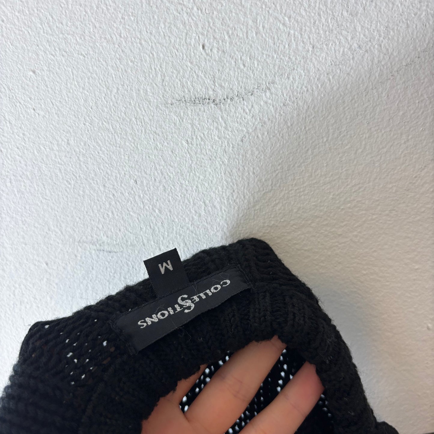 knit zip up top