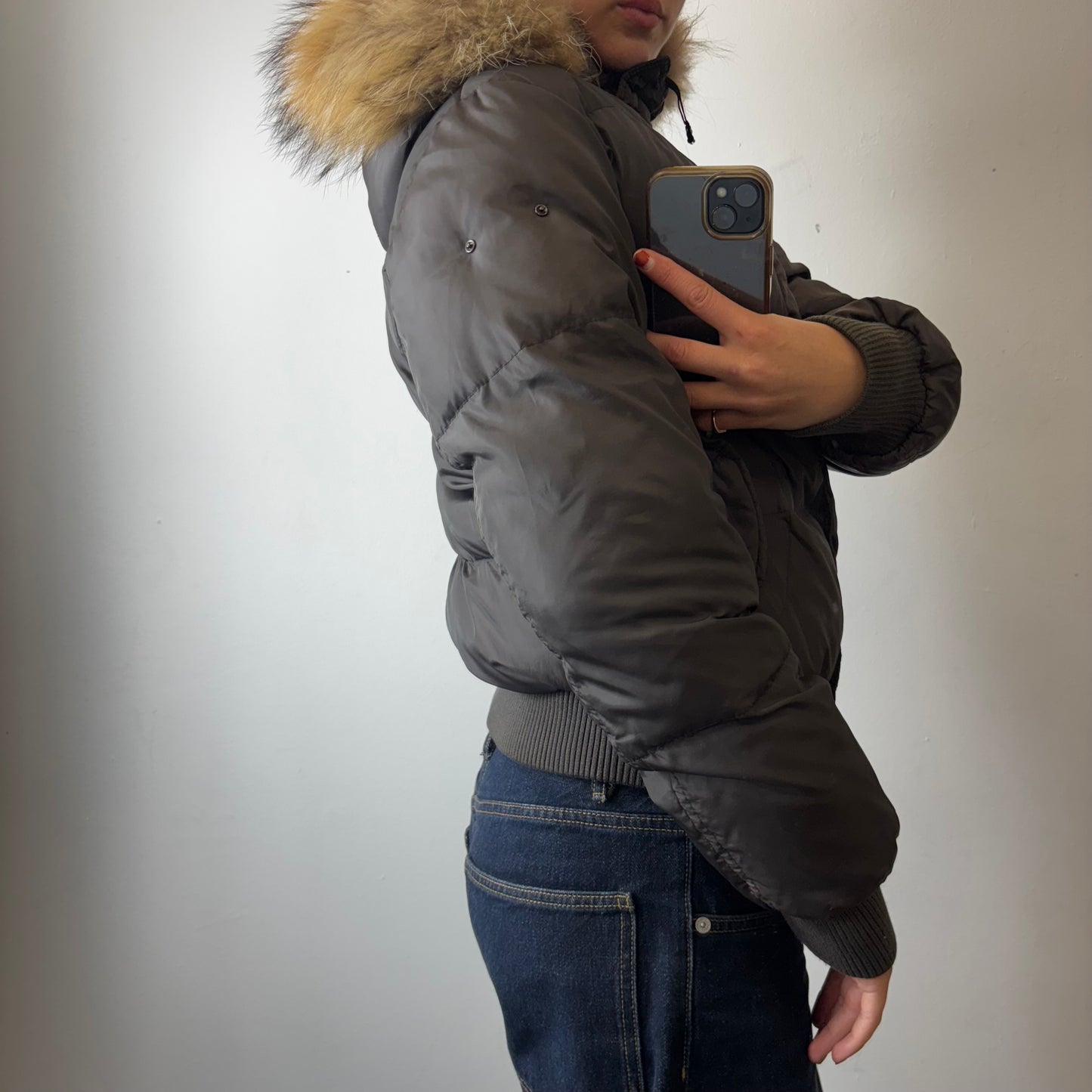 brown puffer