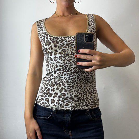 animal print top