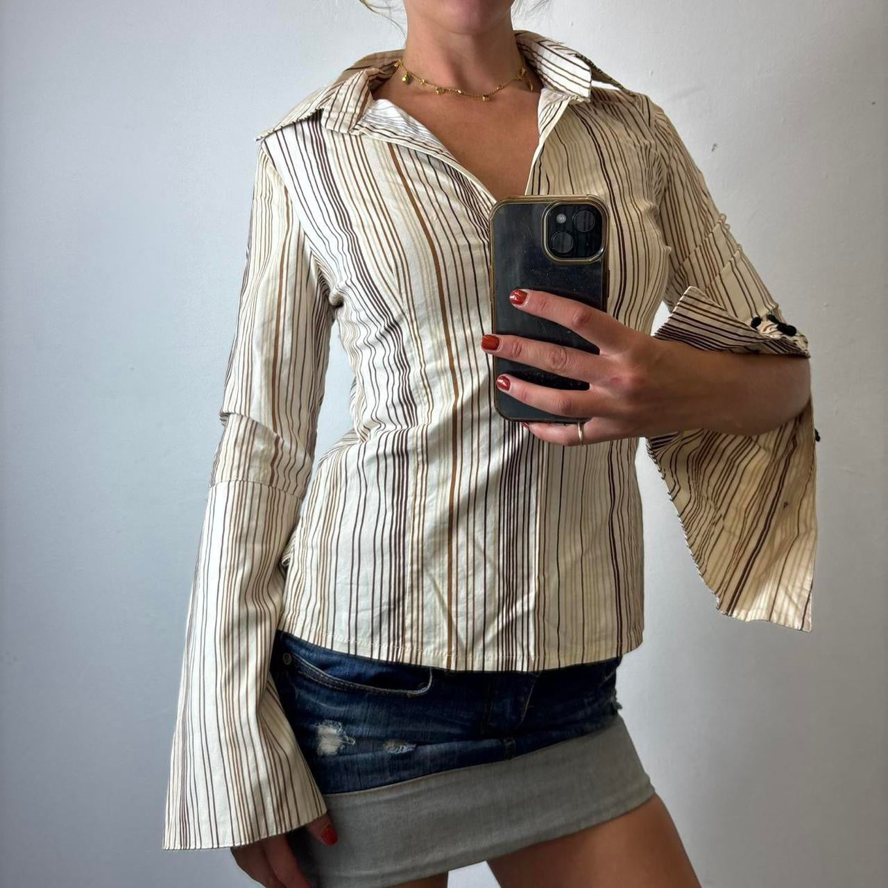 pinstripe shirt