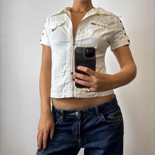 vintage zip shirt