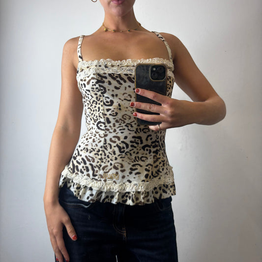 leopard print top