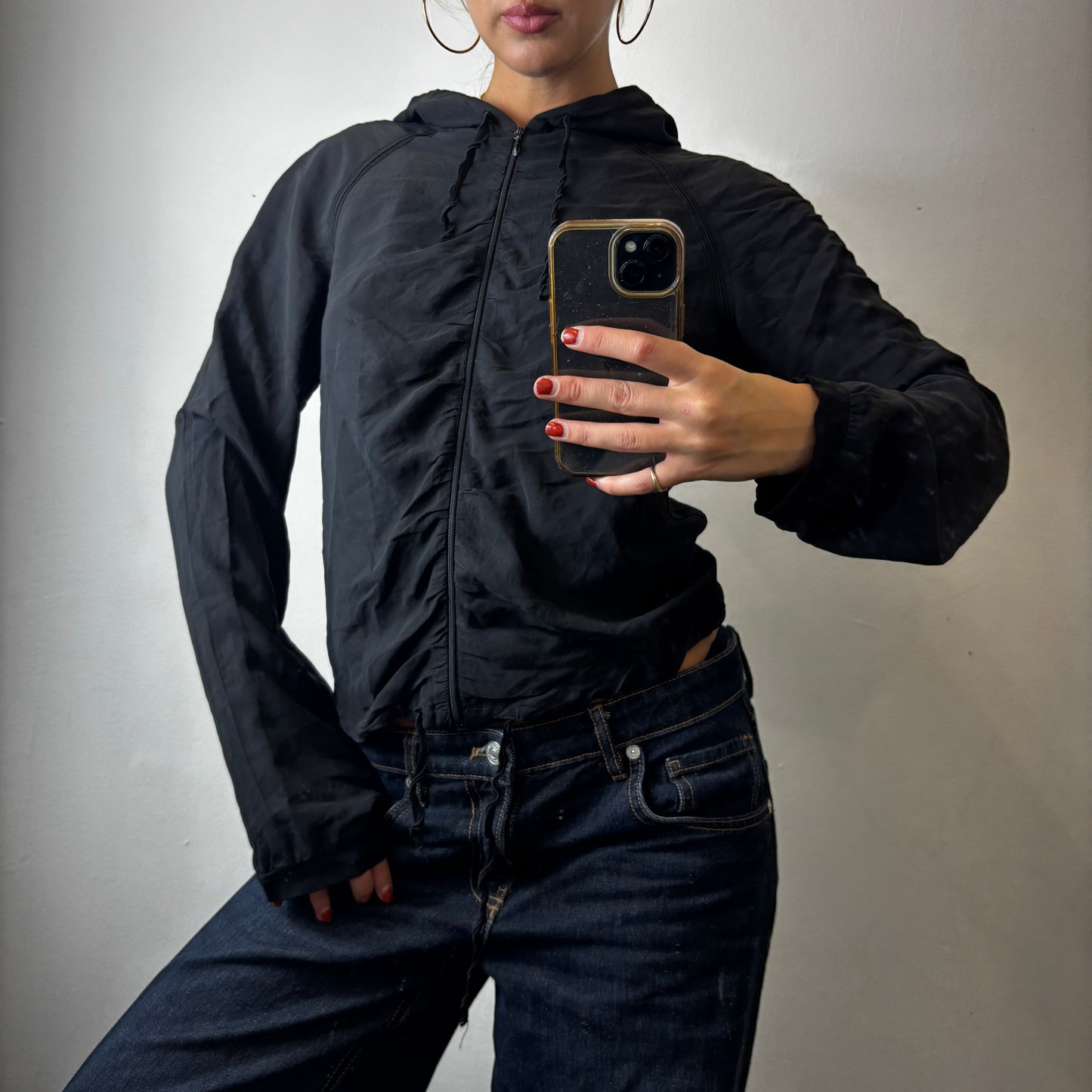 black jacket