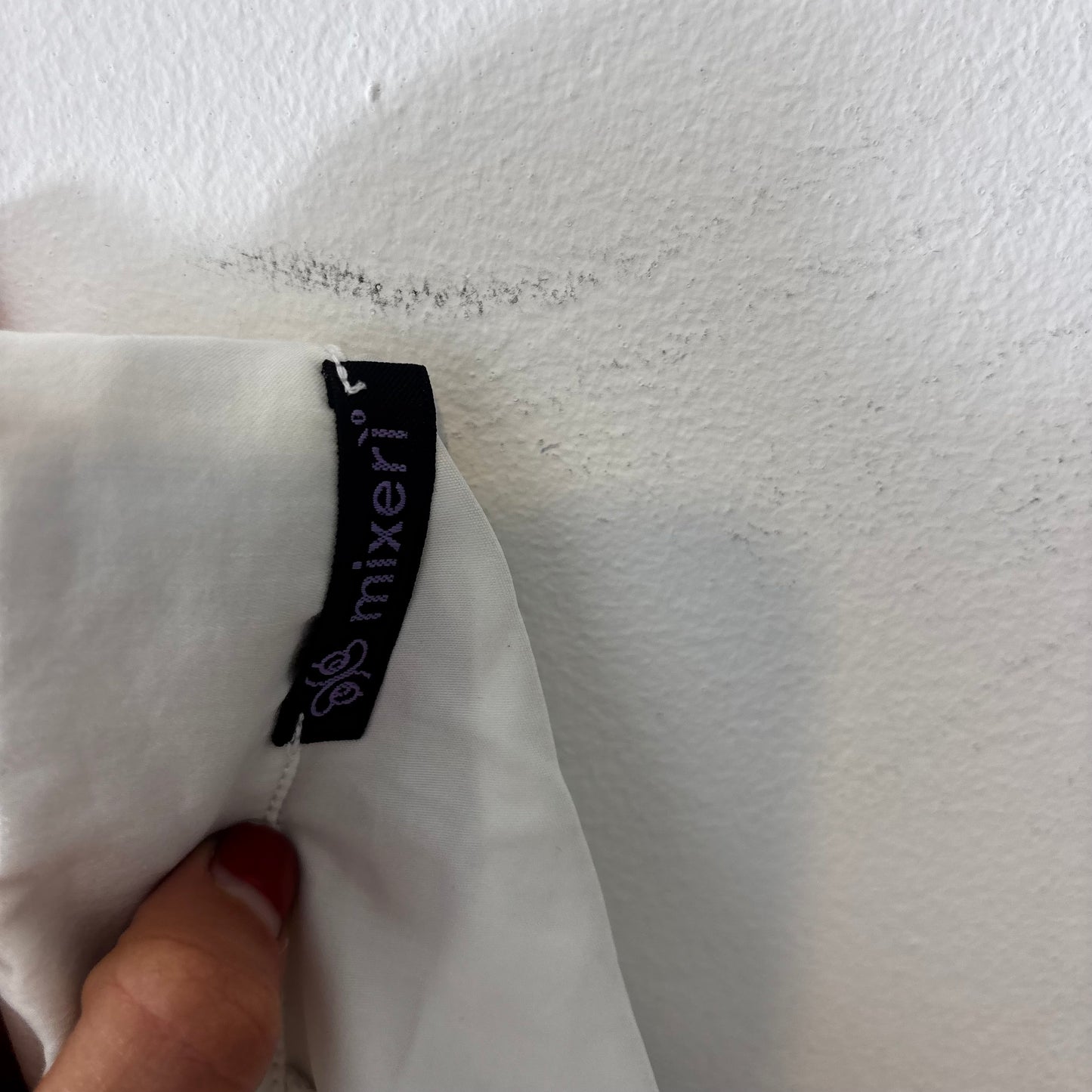 white broderie shirt