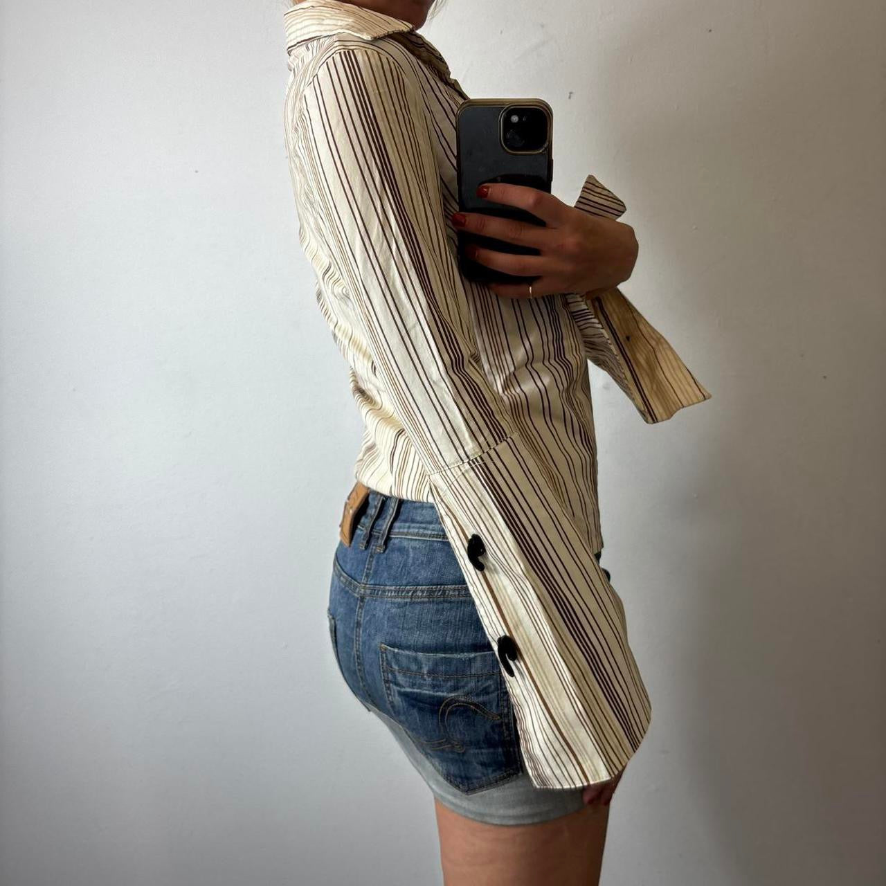 pinstripe shirt