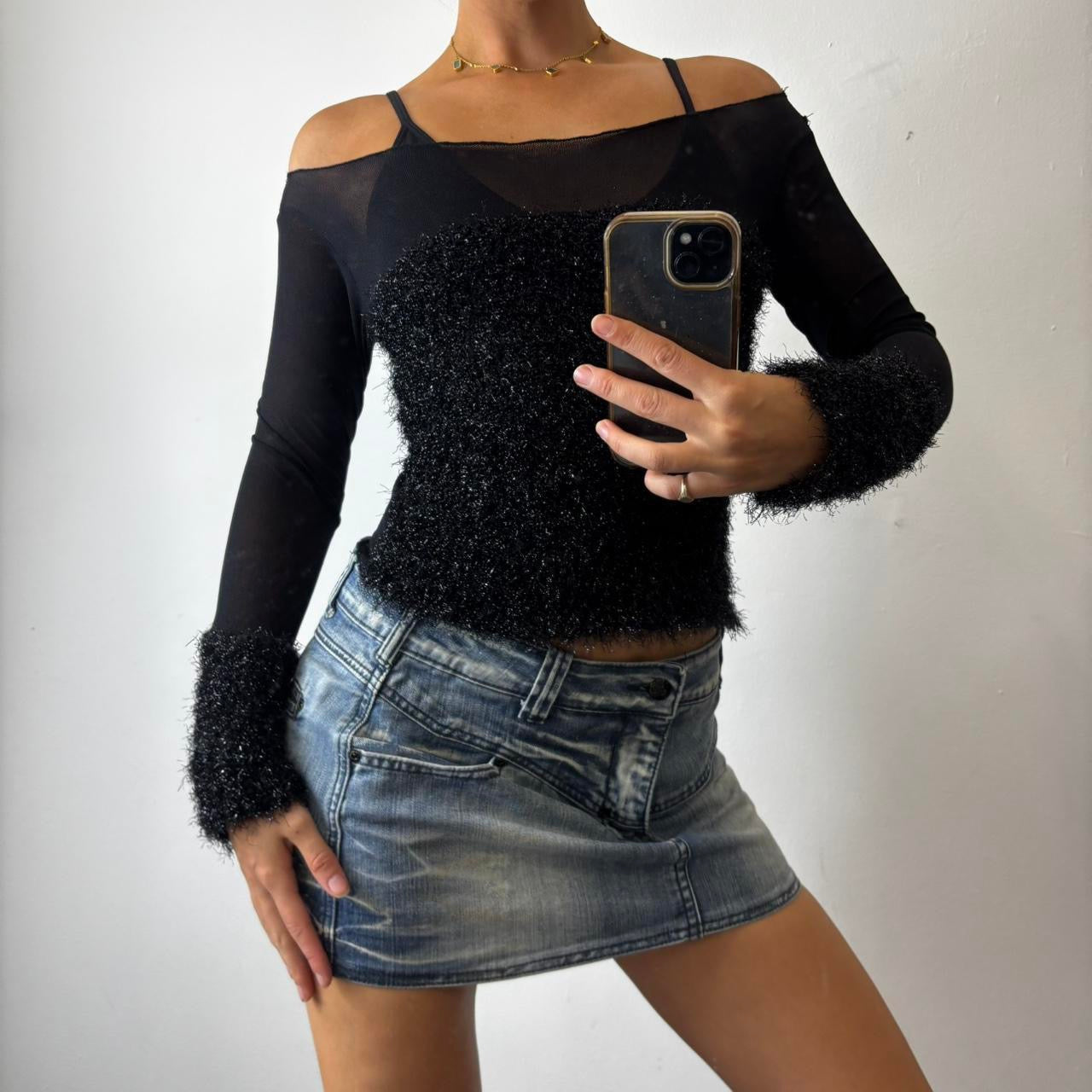 vintage off the shoulder top