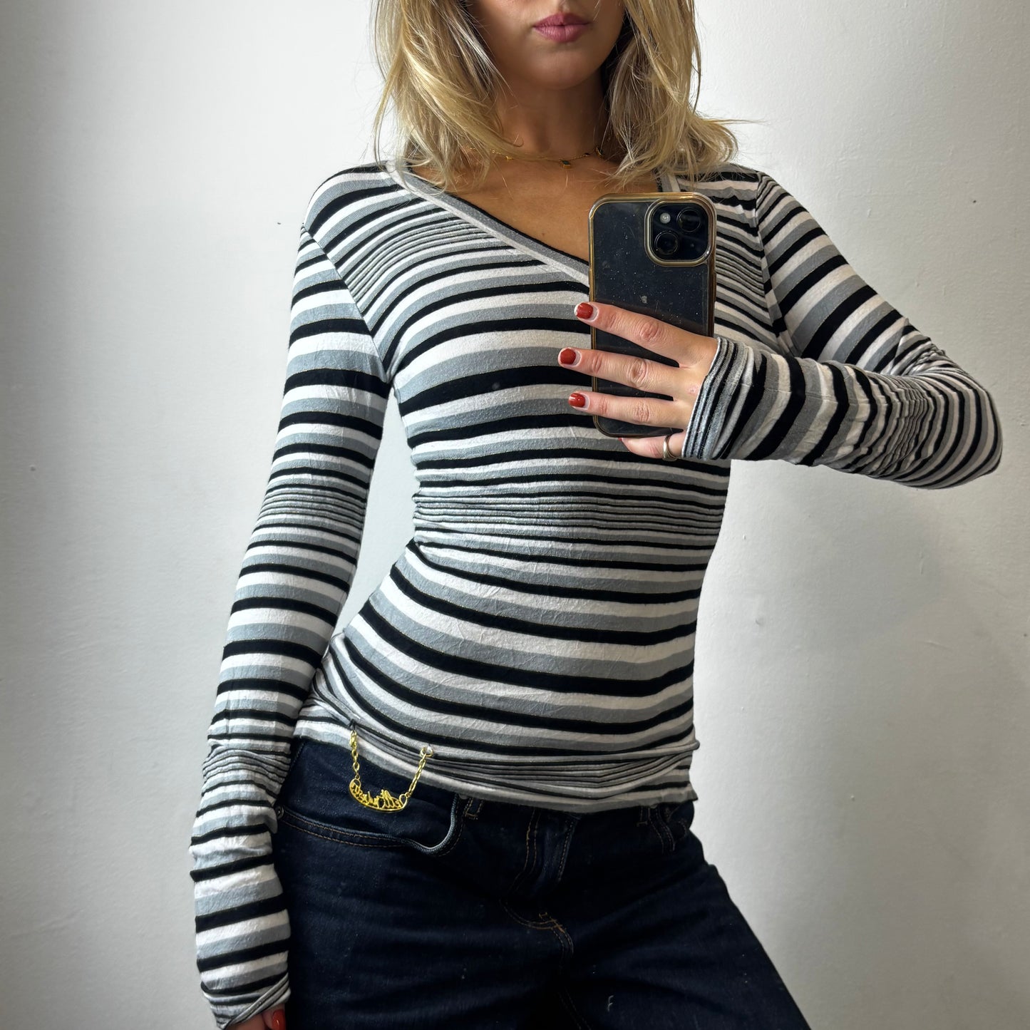stripey top
