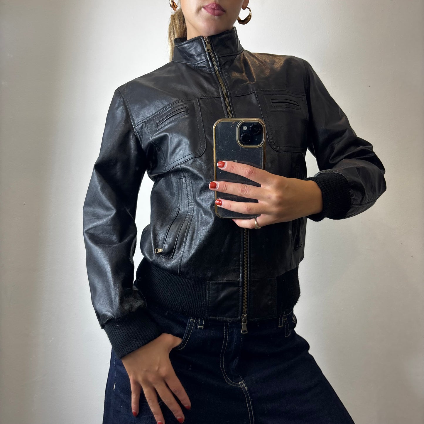 leather jacket