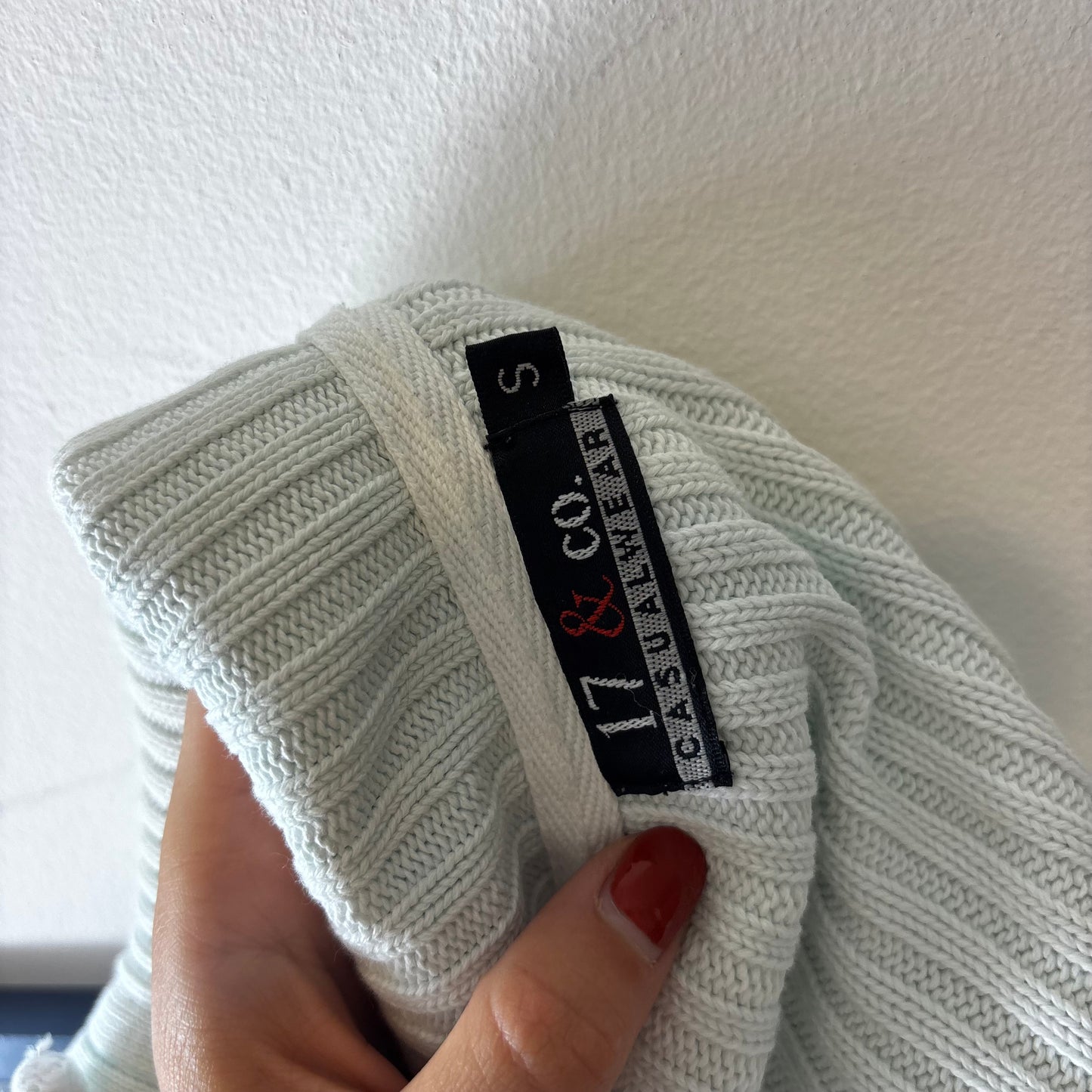 zip up ribbed jumper