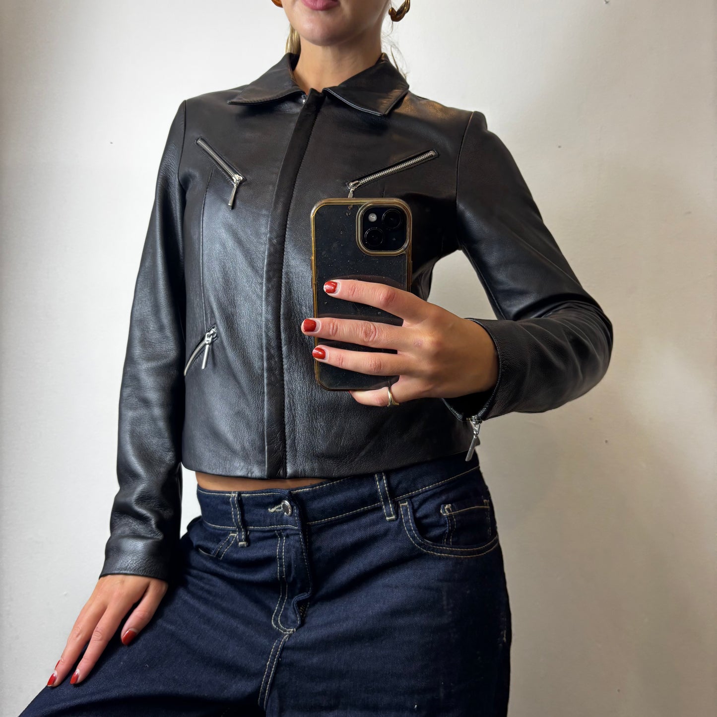 leather jacket