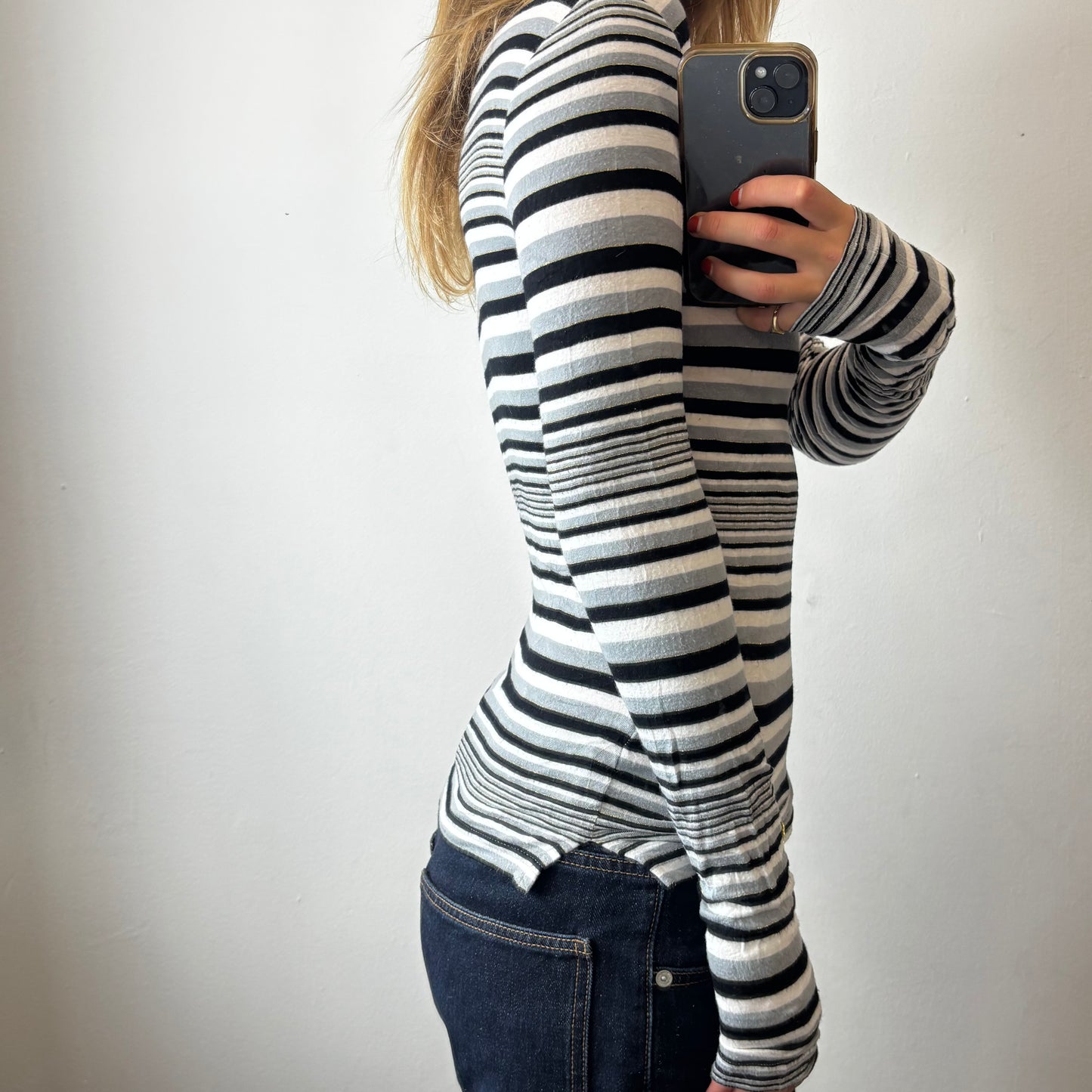 stripey top