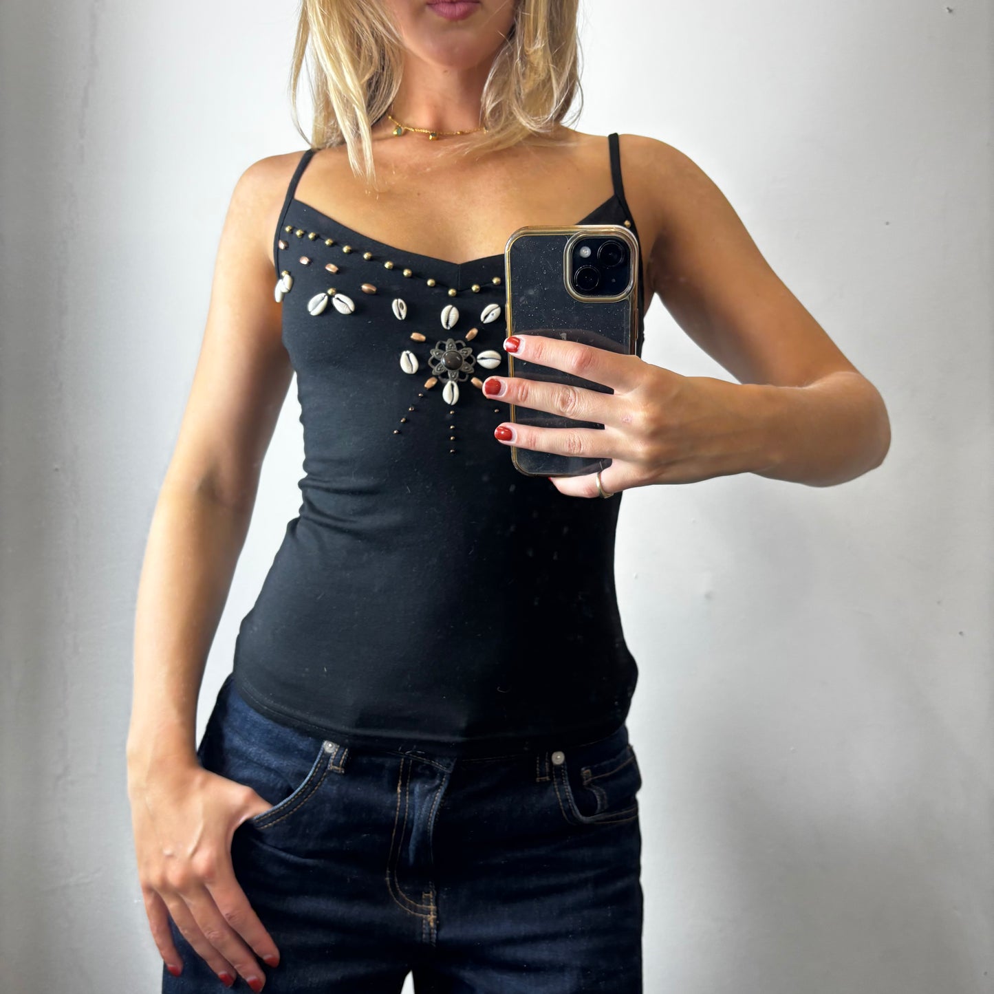 shell cami top