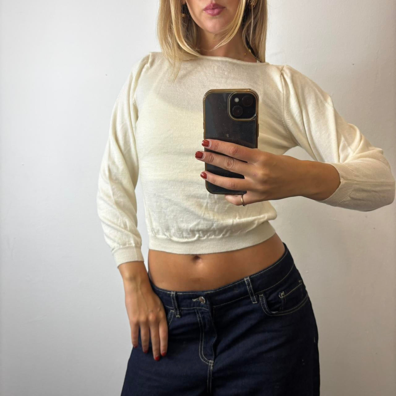 cream jumper
