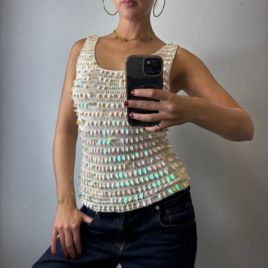 sequin top