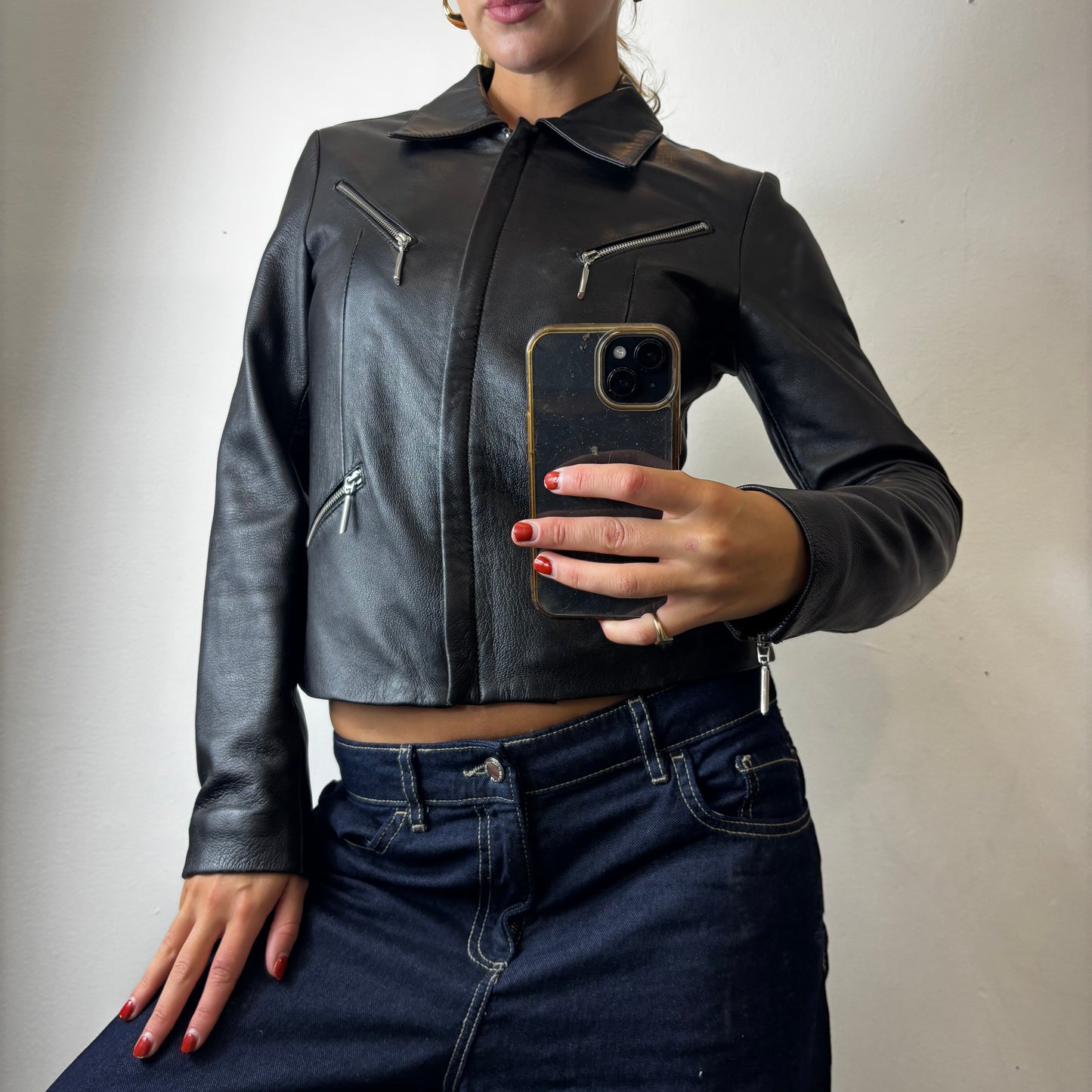 leather jacket