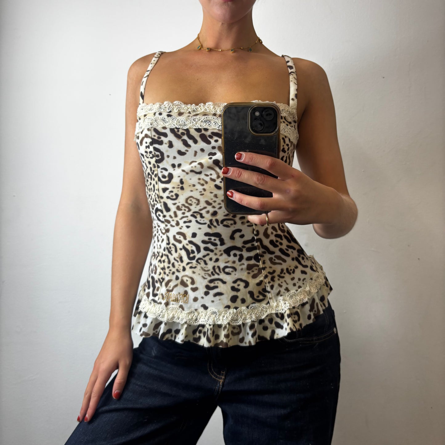 leopard print top