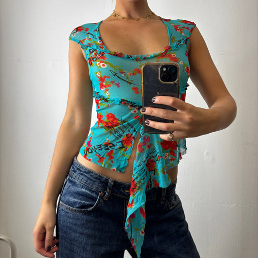 vintage mesh top