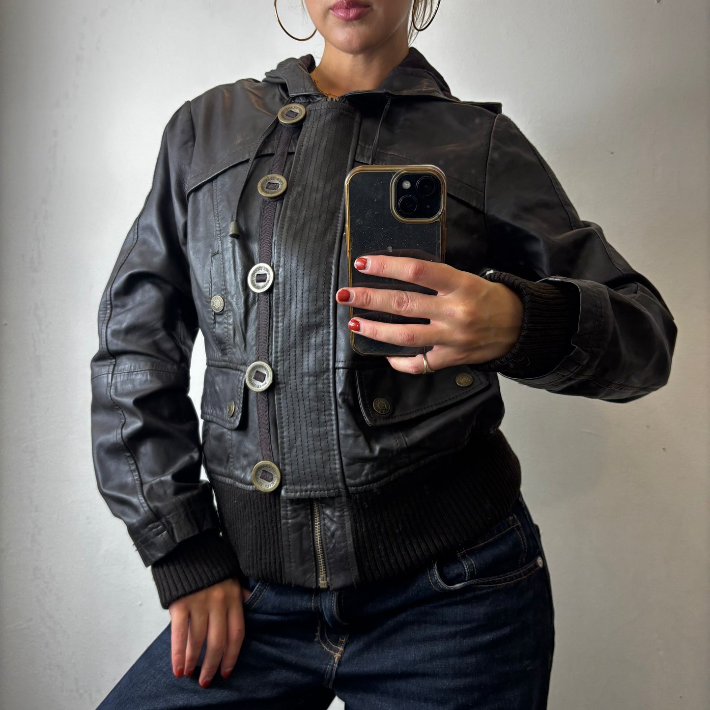 leather jacket