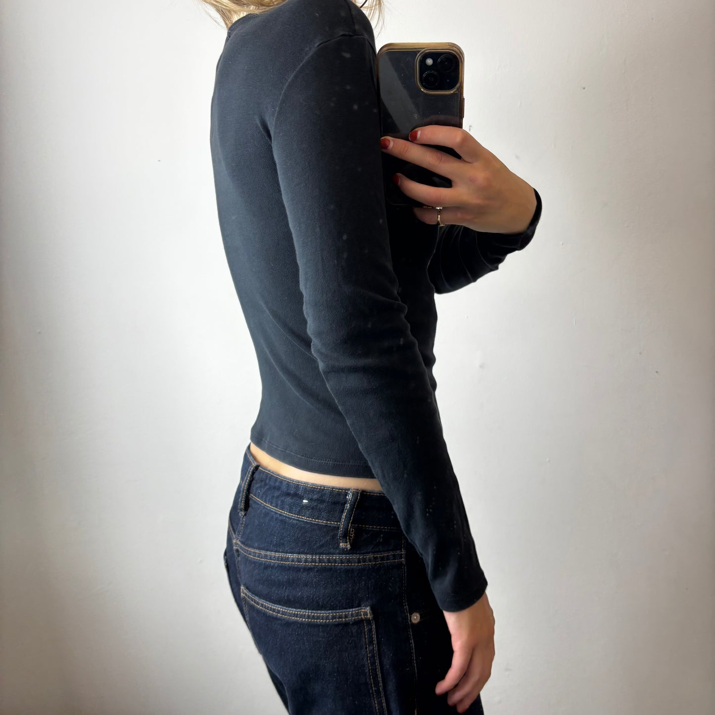 sequin graphic top