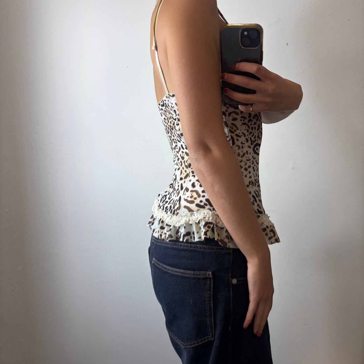 leopard print top