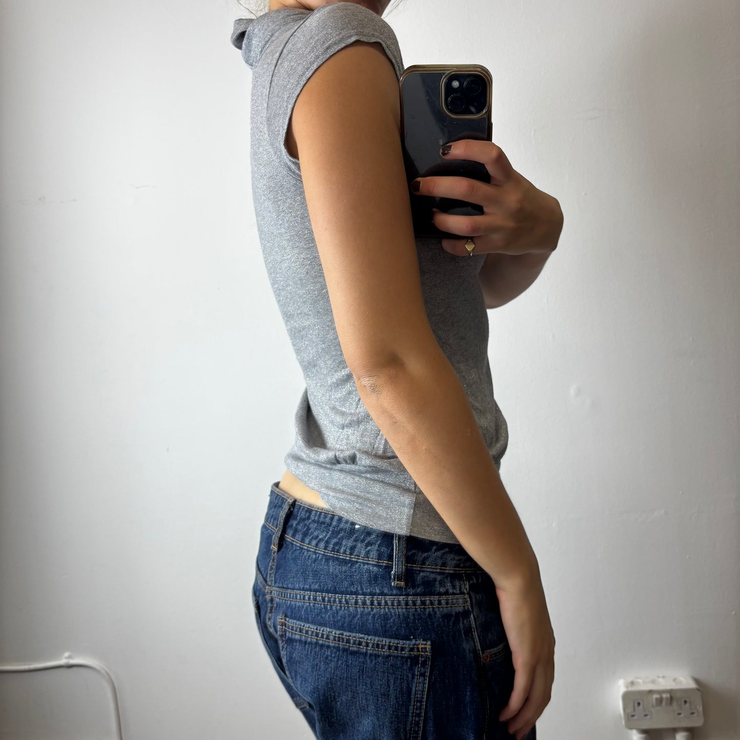 cowl neck / off the shoulder top