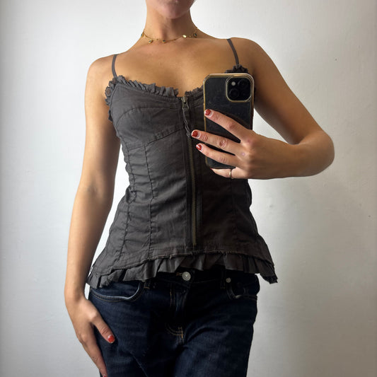 sisley brown top
