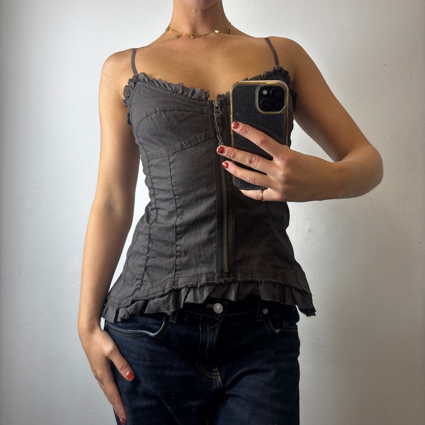 sisley brown top